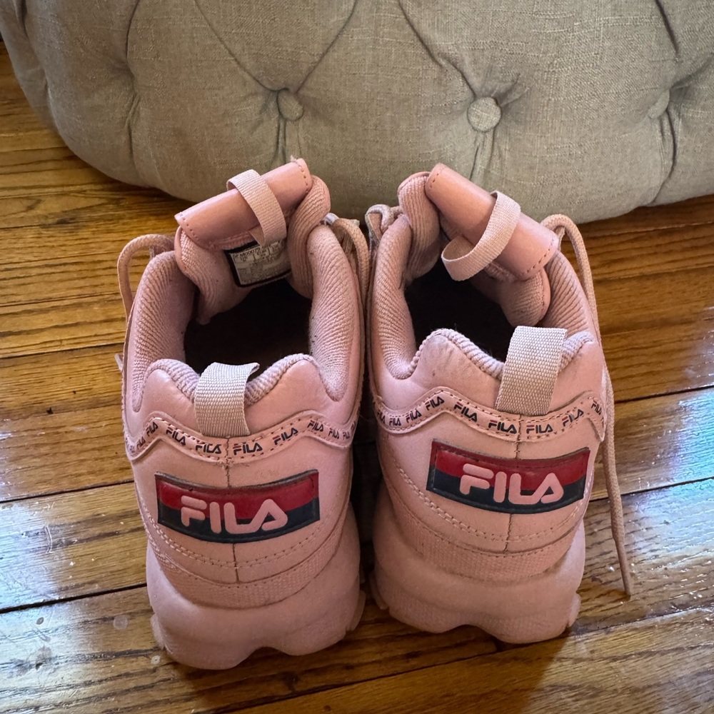 Fila Blush Pink Athletic Shoes View 3